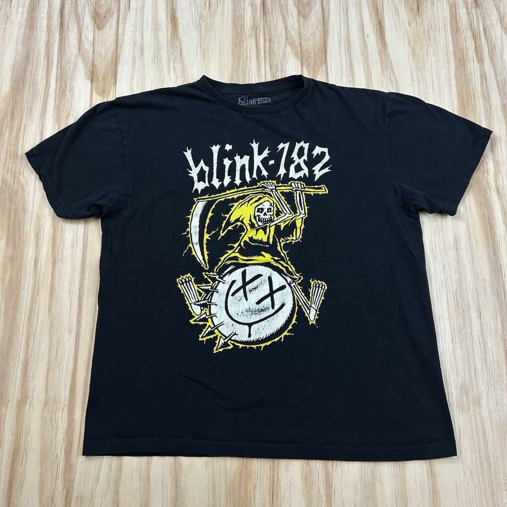 Blink-182 World Tour 2023 2024 Black Short Sleeve T Shirt XL